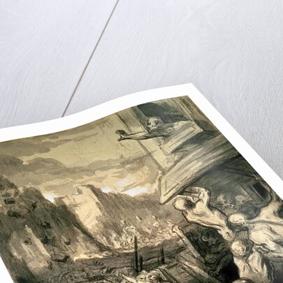 The Destruction of Sodom, c.1850 by Honore Daumier