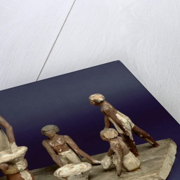 Model of five men brewing by Egyptian 11th Dynasty