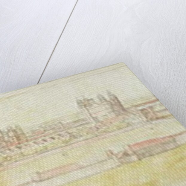 Hampton Court Palace from the North, c.1544 by Anthonis van den Wyngaerde