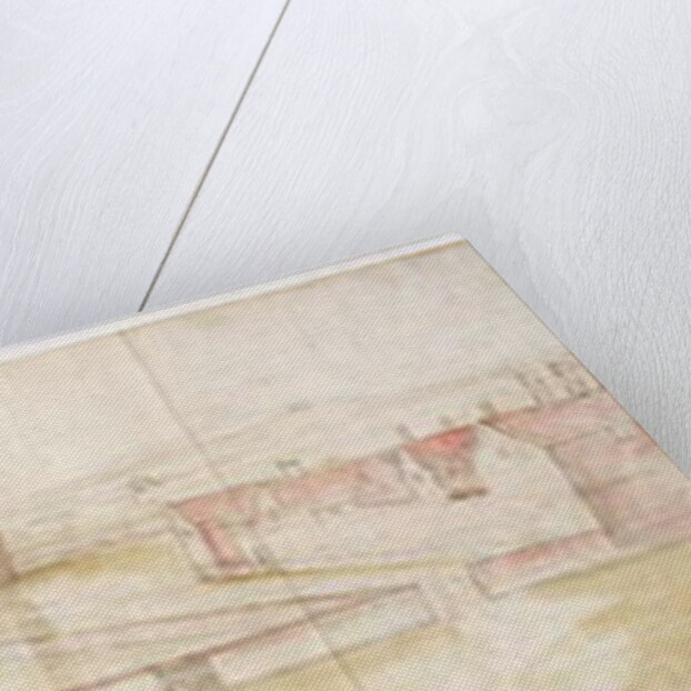 Hampton Court Palace from the North, c.1544 by Anthonis van den Wyngaerde