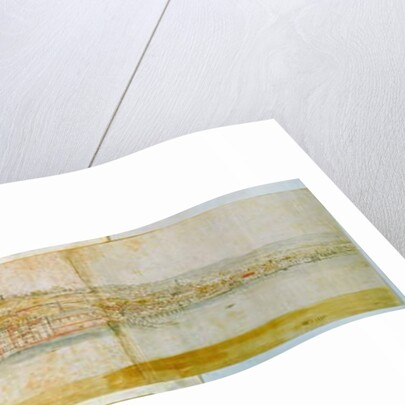 Greenwich Palace from the North Bank of the Thames, c.1544 by Anthonis van den Wyngaerde