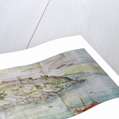 Panoramic View of Tarragona, Spain by Anthonis van den Wyngaerde