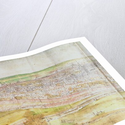 Panoramic View of Brussels, 16th century by Anthonis van den Wyngaerde