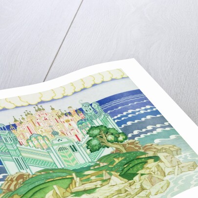 Design for the decor of the 1928 production of Rimsky-Korsakov's opera 'Grad Kitezh' in Paris, 1928 by Ivan Jakovlevich Bilibin