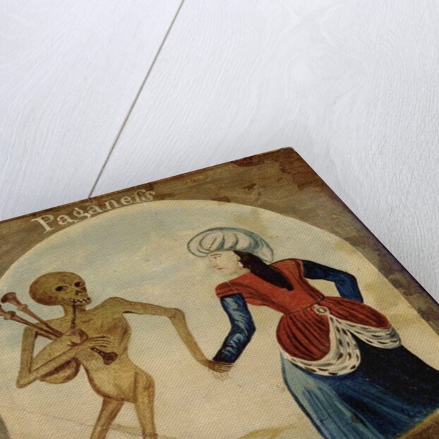 Death Leading a Pagan Woman by (after) English School