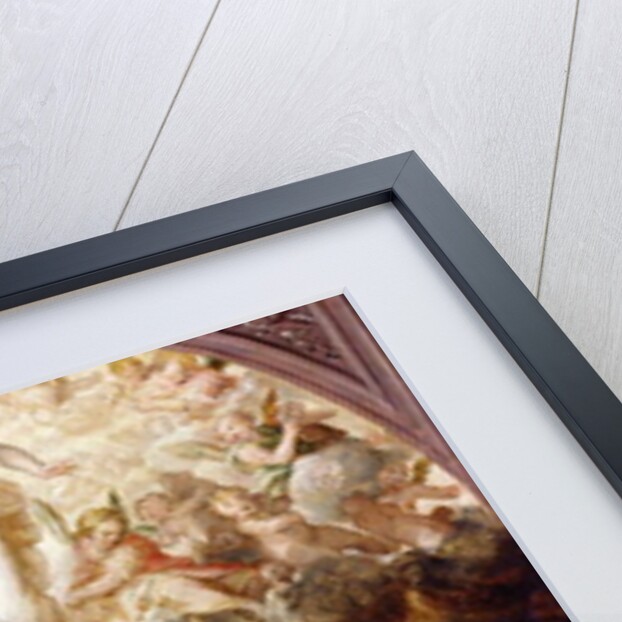 Christ in Glory with Sts Agnes and Helena, 16th century by Giovanni Battista Naldini