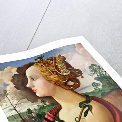 Copy of 'Portrait of Simonetta Vespucci', by Piero di Cosimo by Konstantin Andreevic Somov
