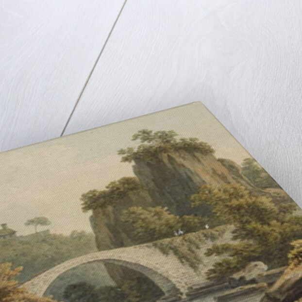 A view of Civita Castellana by John Warwick Smith