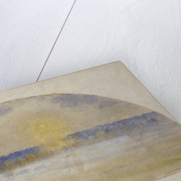 Sunset with mist, Eragny, 1890 by Camille Pissarro