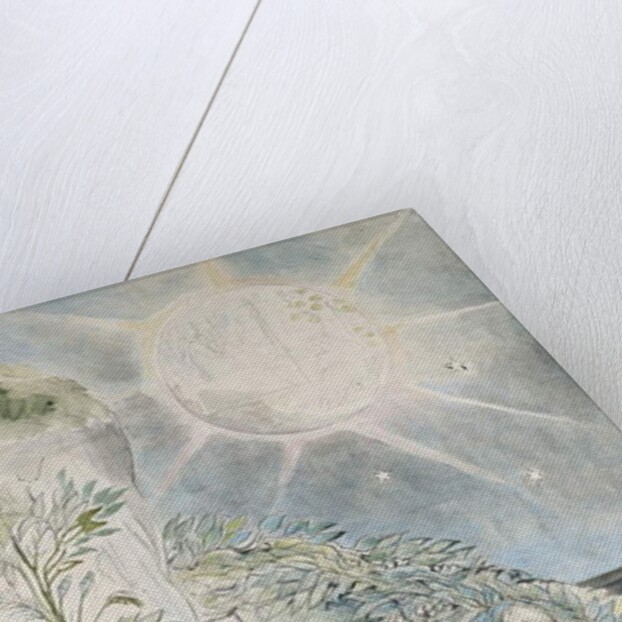 Dante and Statius sleeping, Virgil Watching by William Blake