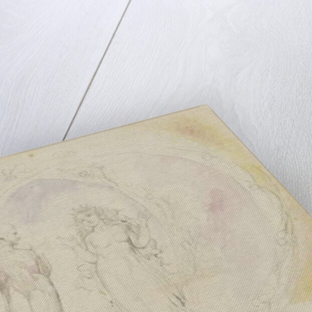 Beatrice and Dante in Gemini, amid Spheres of Flame by William Blake