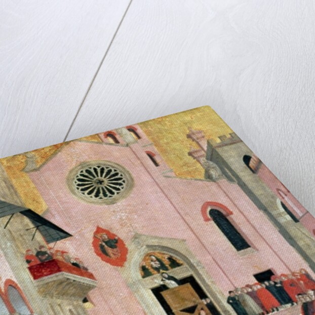 St. Vincent Ferrer Preaching in front of the Church of Sant' Eufemia in Verona by Bartolomeo degli Erri