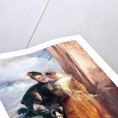 Amy Robsart and Robert Dudley, Earl of Leicester c.1827 by Richard Parkes Bonington