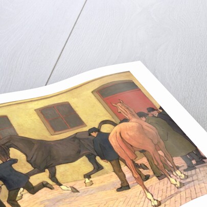 Showing at Tattersalls by Robert Polhill Bevan