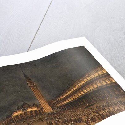 A Night Procession in the Piazza San Marco, 1750-60 by Francesco Guardi