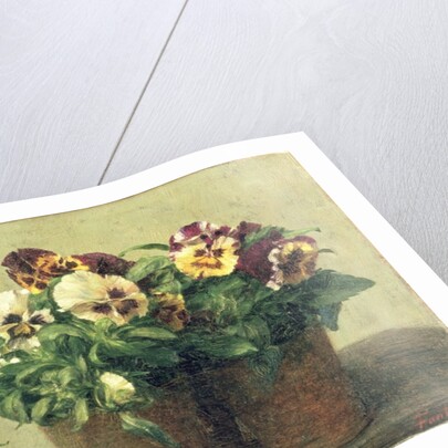 Still Life of Pansies and Daisies, 1889 by Ignace Henri Jean Fantin-Latour