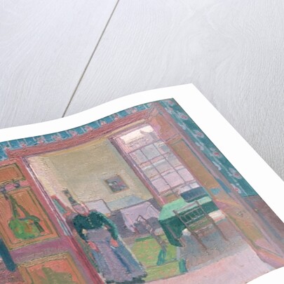 Interior with Mrs Mounter, 19th century by Harold Gilman