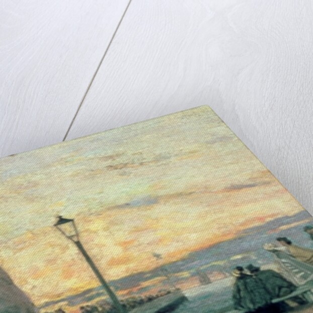 The Jetty at Trouville: Sunset, 1864 by Eugene Louis Boudin