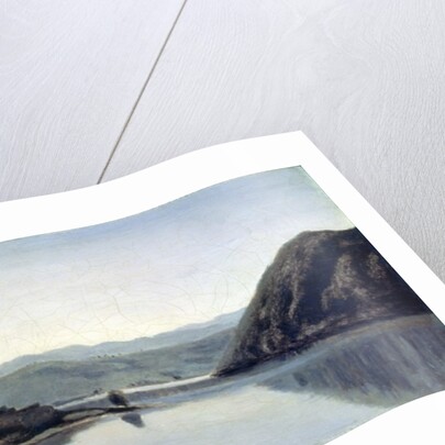 Lago di Piediluco, Umbria, 19th century by Jean Baptiste Camille Corot