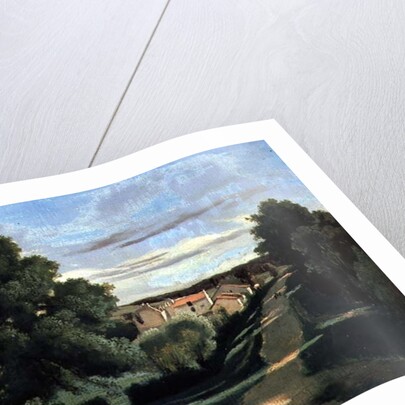 Landscape: Le Petit Charville, near Ville d'Array, 19th century by Jean Baptiste Camille Corot