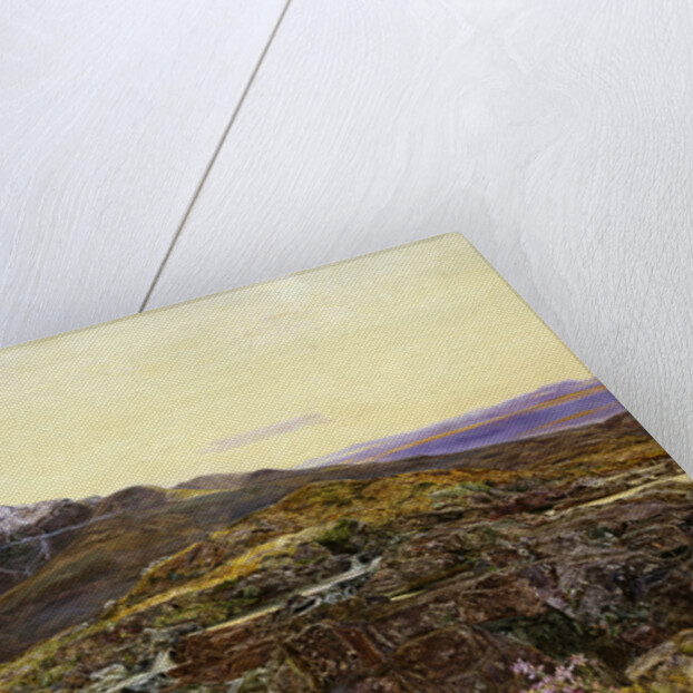 Cuillin Ridge, Skye from Sligechan, 19th century by John William Inchbold