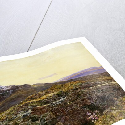 Cuillin Ridge, Skye from Sligechan, 19th century by John William Inchbold