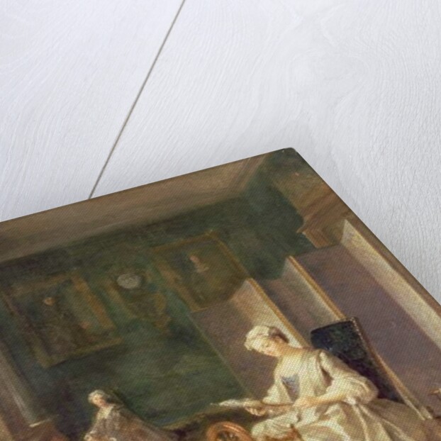 Interior with Two Figures, 18th century by Etienne Jeaurat