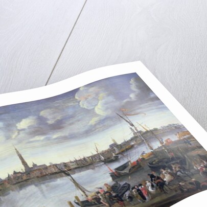 Antwerp from the Further Bank of the Scheldt, 17th century by Hendrik van Minderhout