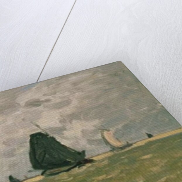 A Windmill near Zaandam, 19th century by Claude Monet