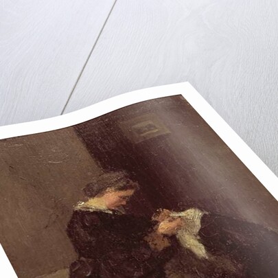 Madame Pissarro Sewing, 19th century by Camille Pissarro