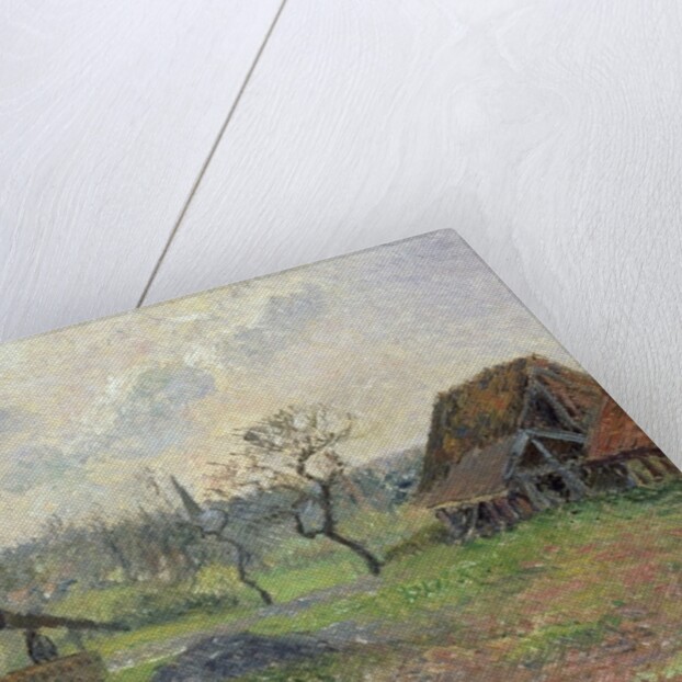 A Brick-Works Eragny, 1885 by Camille Pissarro