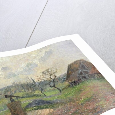 A Brick-Works Eragny, 1885 by Camille Pissarro