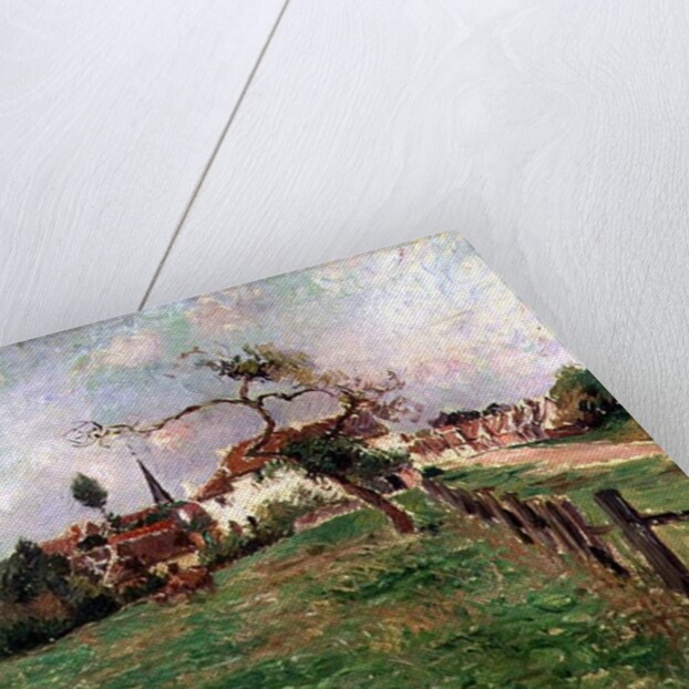 The Village of Eragny, 19th century by Camille Pissarro