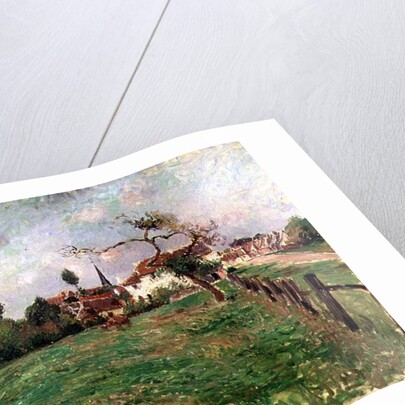 The Village of Eragny, 19th century by Camille Pissarro