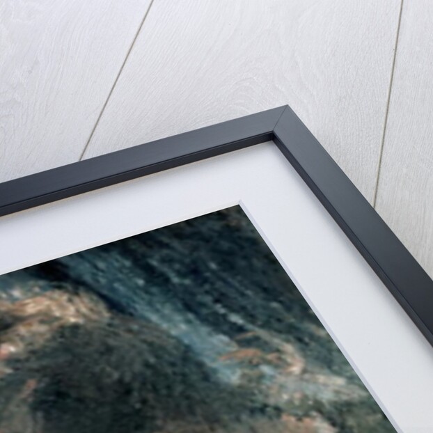 Portrait of Madame Pissarro sewing beside a Window, 19th century by Camille Pissarro