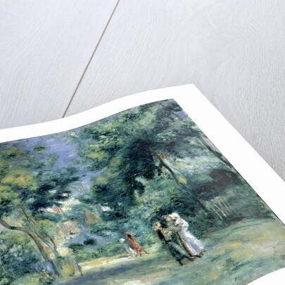 The Gardens in Montmartre by Pierre Auguste Renoir