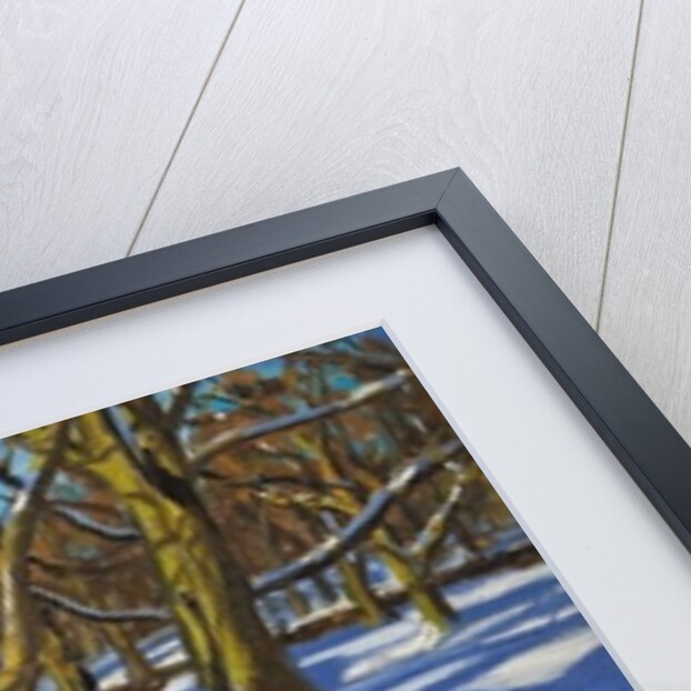 Red sledge, Lomberdale Hall, Derbyshire, 2014 by Andrew Macara