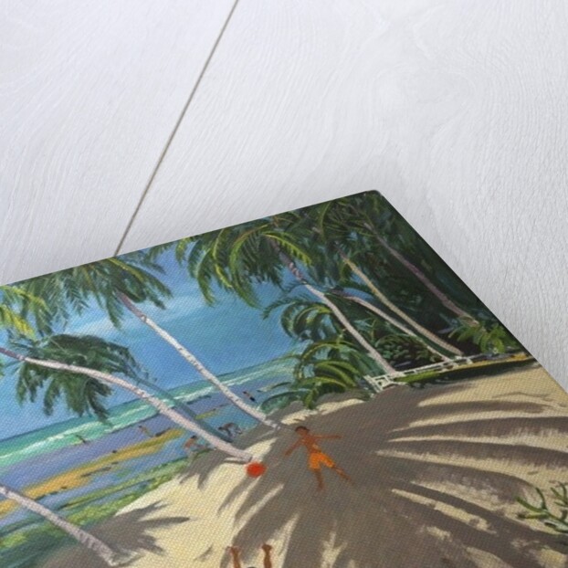 Palm trees, Clovelly beach, Barbados, 2013 by Andrew Macara