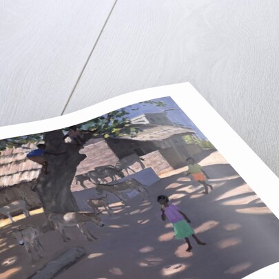 Donkeys, Lamu, Kenya, 1995 by Andrew Macara