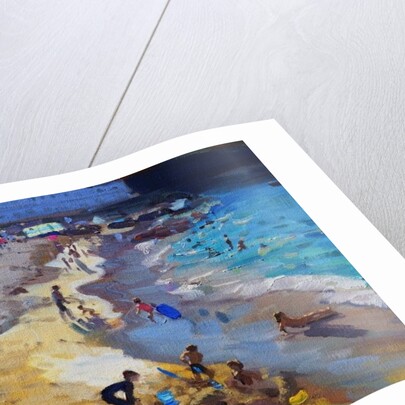 Detail of Overlooking Porthmeor beach, St Ives, 2015 by Andrew Macara