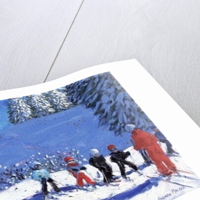 Young Skiers, Morzine, France, 2015 by Andrew Macara