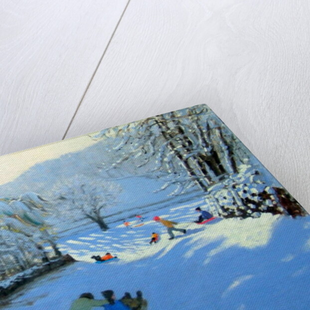 Pushing the Sledge, Youlegrave, UK by Andrew Macara