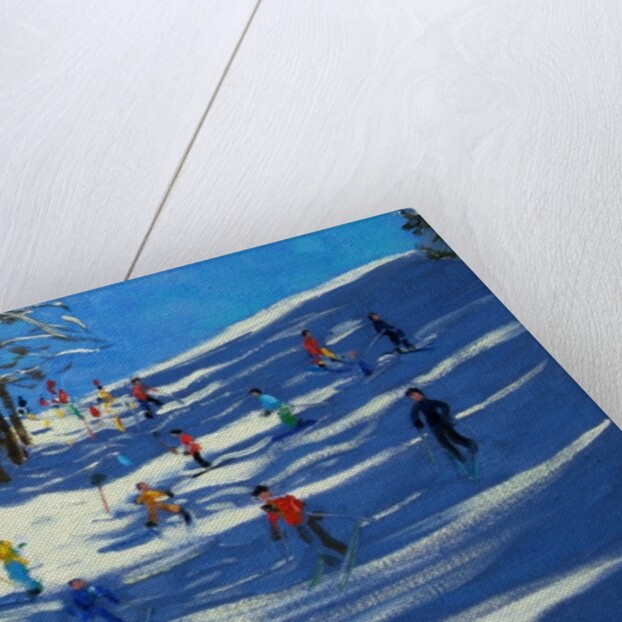 Blue shadows, Morzine by Andrew Macara