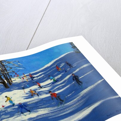 Blue shadows, Morzine by Andrew Macara