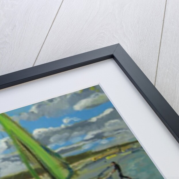 Three Sailboats, Bray Dunes, France by Andrew Macara