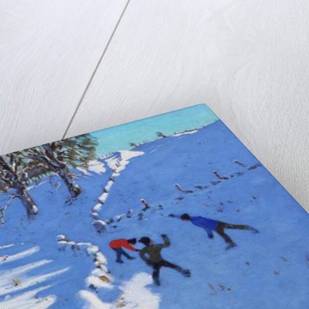 Playing in the snow Youlgrave, Derbyshire, 2016 by Andrew Macara