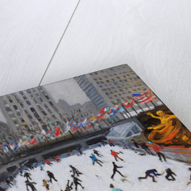 Christmas skating, Rockerfeller Ice Rink, New York, 2017 by Andrew Macara