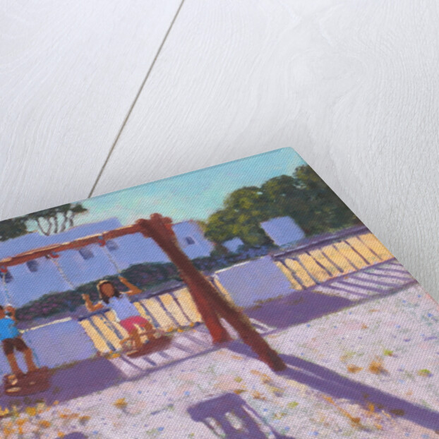 Summer swing, Folegandros, Greek Islands, 2017 by Andrew Macara