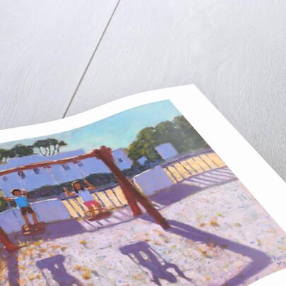 Summer swing, Folegandros, Greek Islands, 2017 by Andrew Macara