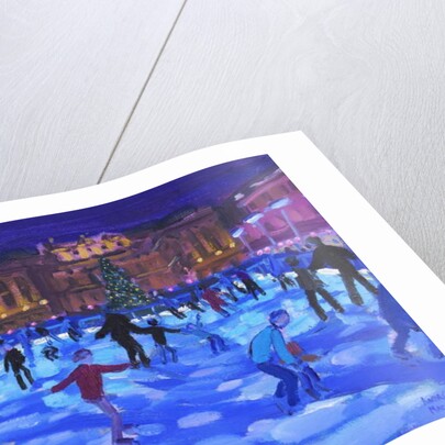 Evening skaters, Somerset House, 2015 by Andrew Macara